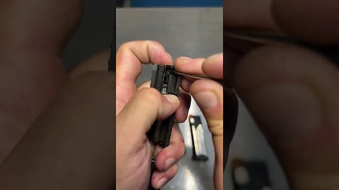 Sig P365 X macro striker plate removal .