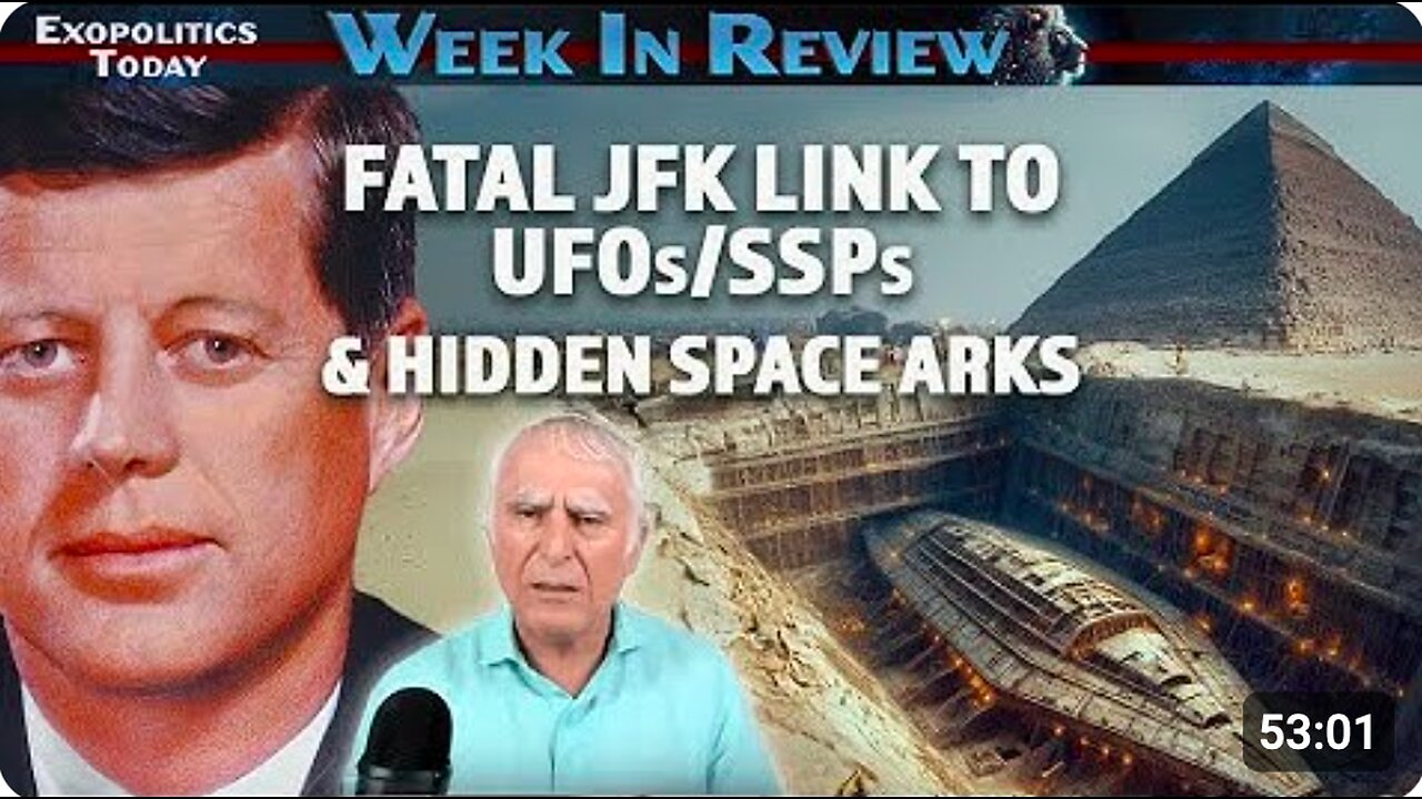 Fatal JFK Link To UFOs/SSPs & Hidden Space Arks thumbnail