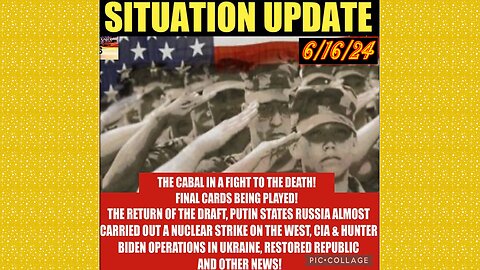 SITUATION UPDATE 6/16/24 - NFauci Testifies To Congress, Nato At War W/Russia, Israel & Hezbollah