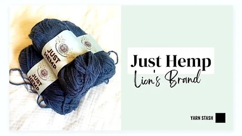 Lion's Brand Just Hemp Yarn #hempyarn #knitting