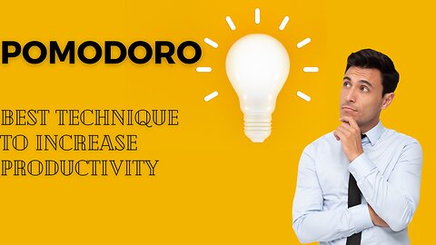 Pomodoro Technique - How to increase Productivity