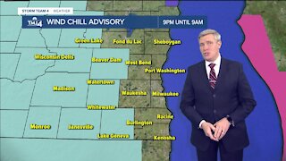 Evening flurries, single digit temps Thursday night