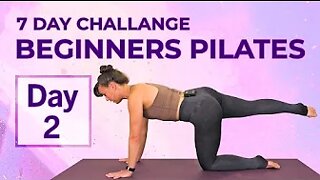 Beginners Pilates! Burn Calories, Toned Muscles, Full Body Workout | Day 2 with Kait Coats 🔥