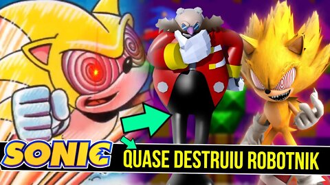 Quando SUPER Sonic destruiu Dr Eggman ? | Sonic Fleetway - Rk Play