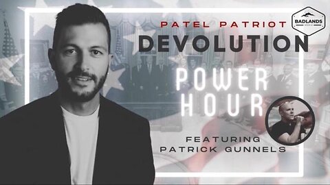 Devolution Power Hour #111 featuring Patrick Gunnels - Sat 10:30 PM ET -