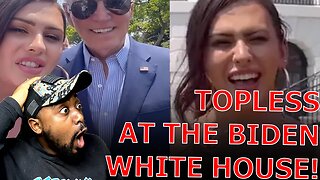 White House BANS Trans Influencer For Going TOPLESS At Biden's Pride Celebration!