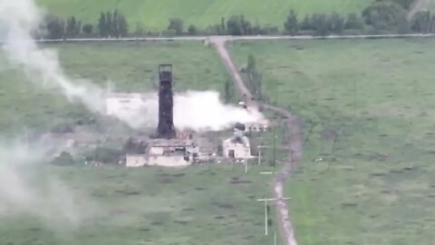 Russian Artillery Working on Ukrop Positions In The Maryinsky Direction