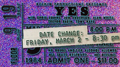 Yes - Cinema + Leave It - 9012Live @ Centennial Hall Toledo