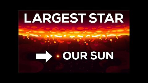 The Largest Star in the Universe – Size Comparison