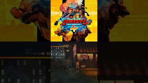 Streets of Rage 4 - Primeira fase parte 2 #shorts