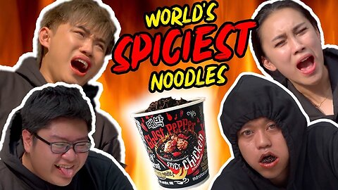 Fire and Fury: Taking on the World's Spiciest Noodles Challenge