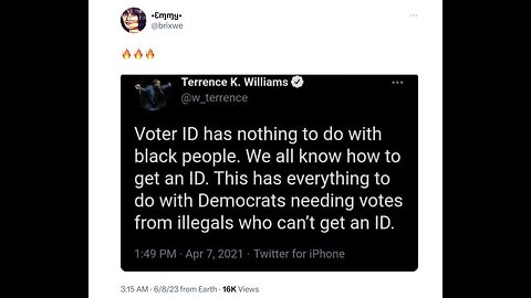 liberal democrat voters still believe democrat cult klan's racist black people can't get voter ID