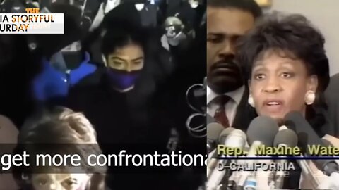 Then and now: Maxine Waters encourages protesters to 'get more confrontational'.