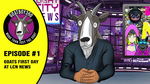 Goatboy EP1 First Day As NFT Newscaster! 😂 #funny #parody #videoart #digitalart (Full Episode)