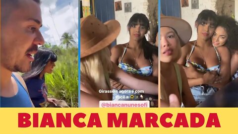 CARLINHOS MAIA MARCA BIANCA NUNES A TRANS DO REALITY DO CARLINHOS