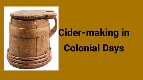 Cider making in Virginia