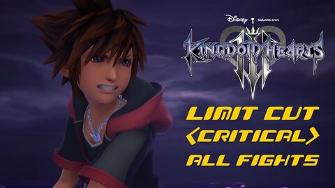 Kingdom Hearts III - Limit Cut (Critical) - All Fights