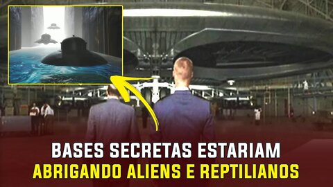 Bases secretas estariam abrigando aliens e reptilianos - Tecnologia Avançada UFO OVNI