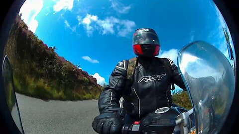 vlog, bike cam, lynmouth to minehead, 360, action cam