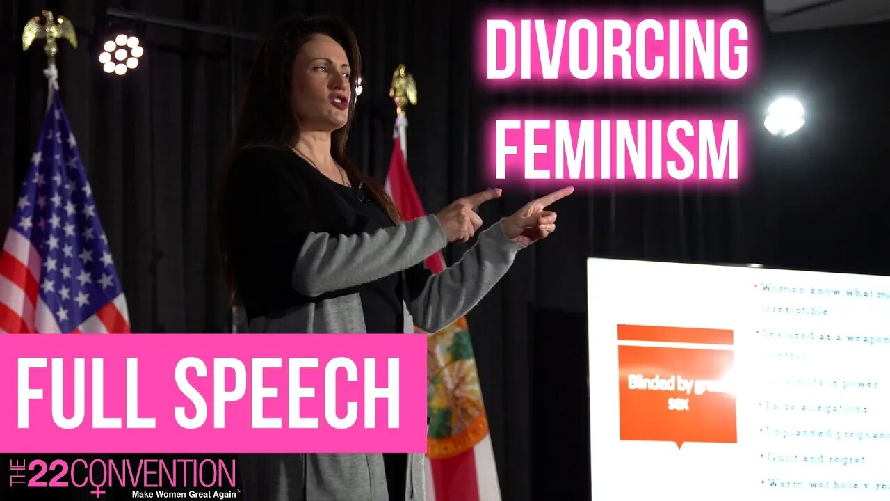 Divorcing Feminism — Melissa Isaak Esq. Full Speech at The 22