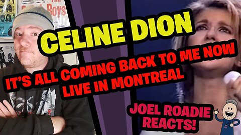 CELINE DION It's All Coming Back To Me Now (Live in Montreal) - Roadie Reacts