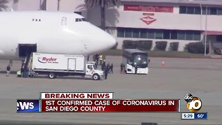 First case of coronavirus confirmed in San Diego