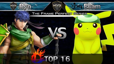 MVG|Ryo (Ike) vs. PG|Esam (Pikachu) - Top 16 Losers - FPS