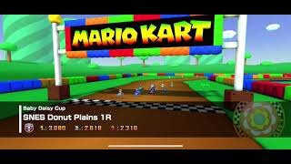 Mario Kart Tour - SNES Donut Plains 1R Gameplay