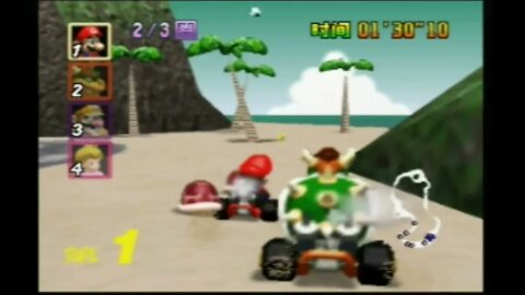 Mario Kart 64 (iQue) Full 50CC Race completed on N64 Console.