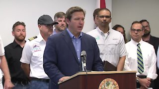 Florida Gov. Ron DeSantis makes environmental announcement in St. Petersburg