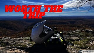 White Rock Mountain Arkansas on the Honda CRF300L