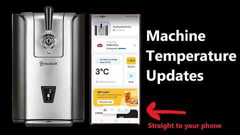 Update Video Perfectdraft Pro App and Temperature control blog Vlog @PerfectDraft_UK