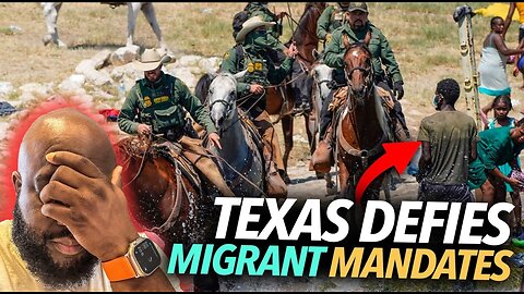 Texas Defies Migrant Mandates Greg Abbott Closing Off the Border To Illegal Crossing Biden Mad_