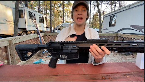 I got a NEW AR-15 RIFLE!!!!