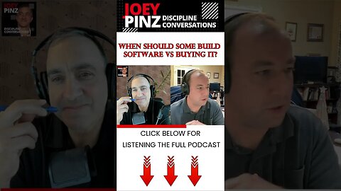 #172 Rob Broadhead: Software Development to Develpreneur | Joey Pinz Discipline #shorts