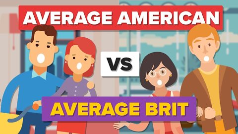 Average American vs Average British Person - How Do They Compare - People Comparison