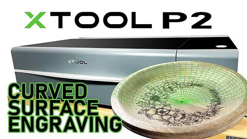 xTool P2 55W CO2 Laser Curved Surface Engraving