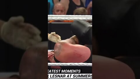 The Undertaker knocks out brock lesnar #shorts