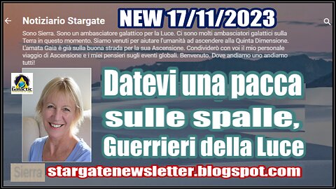 NEW 17/11/2023 SIERRA - Datevi una pacca sulle spalle, Guerrieri della Luce.