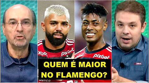 "ELE É MUITO GRANDE! Entre Gabigol e Bruno Henrique, o MAIOR no Flamengo é o..." OLHA esse DEBATE!