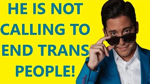 Michael Knowles Calls to ERADICATE Transgenderism