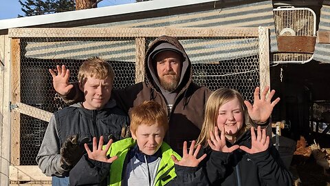 Homesteading Family Works Together!