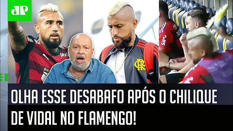 DEU NO MEIO! "O Vidal TEM NOÇÃO do que é o Flamengo? Ele GANHA R$ 1,1 MILHÃO por mês e..."