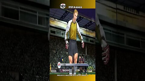 FIFA 2002 COPA UEFA 3 MILAN X MACABI TEL AVIV JOGO 1 #fifa #semedissaum #shorts