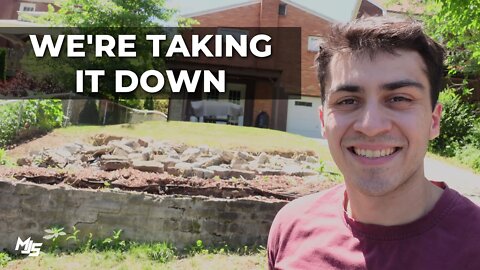 Tearing Down And Selling This Old Wall! | Our First Home: Ep. 58