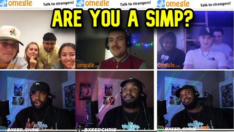 Asking Strangers On Omegle "Are You A Simp?"