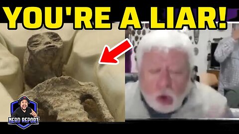 Jaime Maussan Has EPIC MELTDOWN on Live TV over Fake Alien Corpses Allegation!