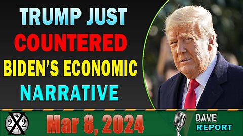 X22 Dave Report! Trump Just Countered Biden’s Economic Narrative, Everything Is In Place