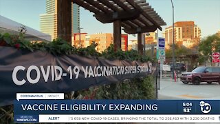 San Diego County to expand COVID-19 vaccine eligibility