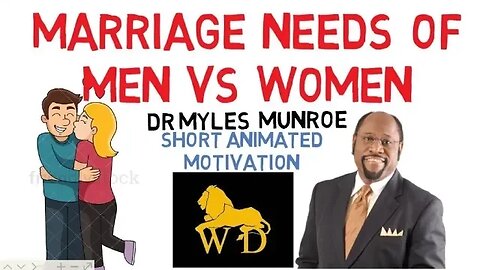 WHY MEN NEED SEX BUT WOMEN DON'T by Dr Myles Munroe (Animated)